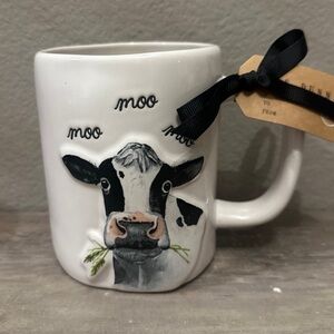 Rae Dunn MOO MOO MOO Mug